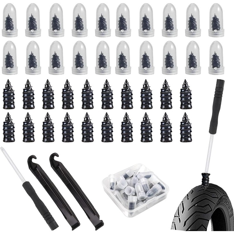 Tubeless Tire Sealant - Rubber Stud for Tires, 40 PCS