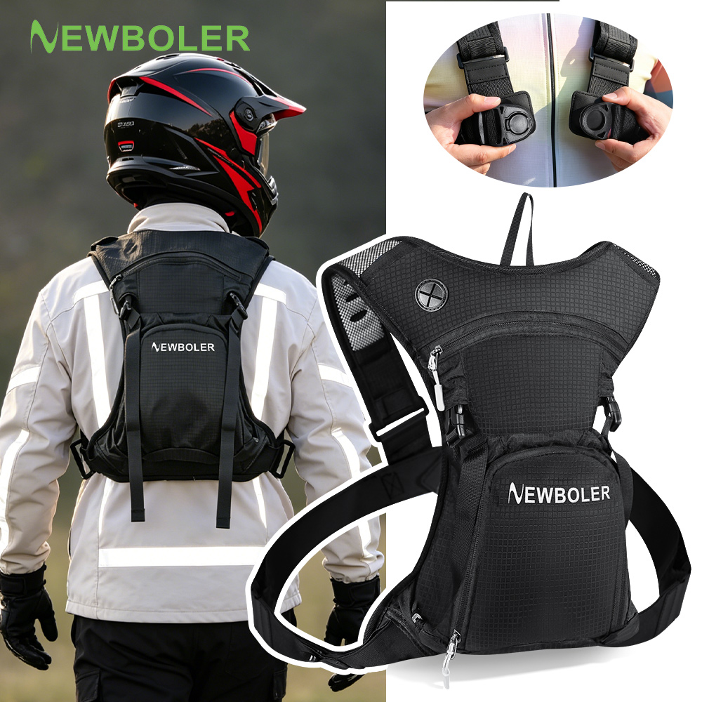 Cycling Gear Pouch - NEWBOLER 8L Motorcycle Cycling Hydration Pack