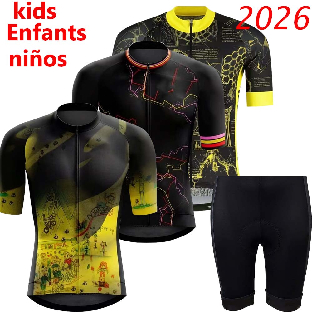Cycling Gear Jersey - Kids France Tour 2026 Cycling Jersey