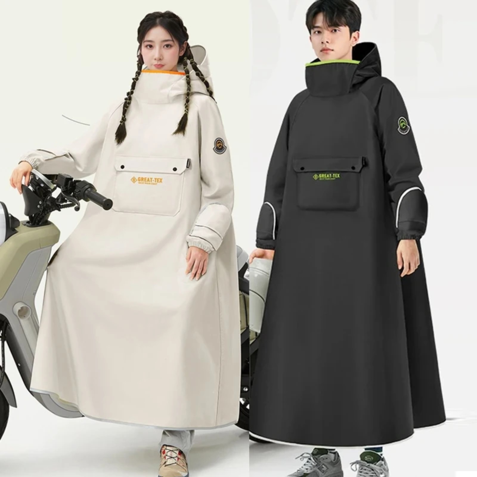 Cycling Gear Rain - Waterproof Rain Poncho Cycling Raincoat Motorcycle
