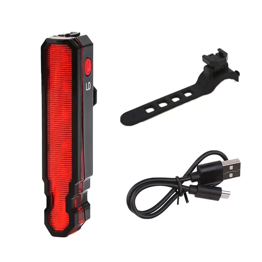 Cycling Visibility Gear - Laser Spider Pattern Bicycle Taillight, Rechargeable