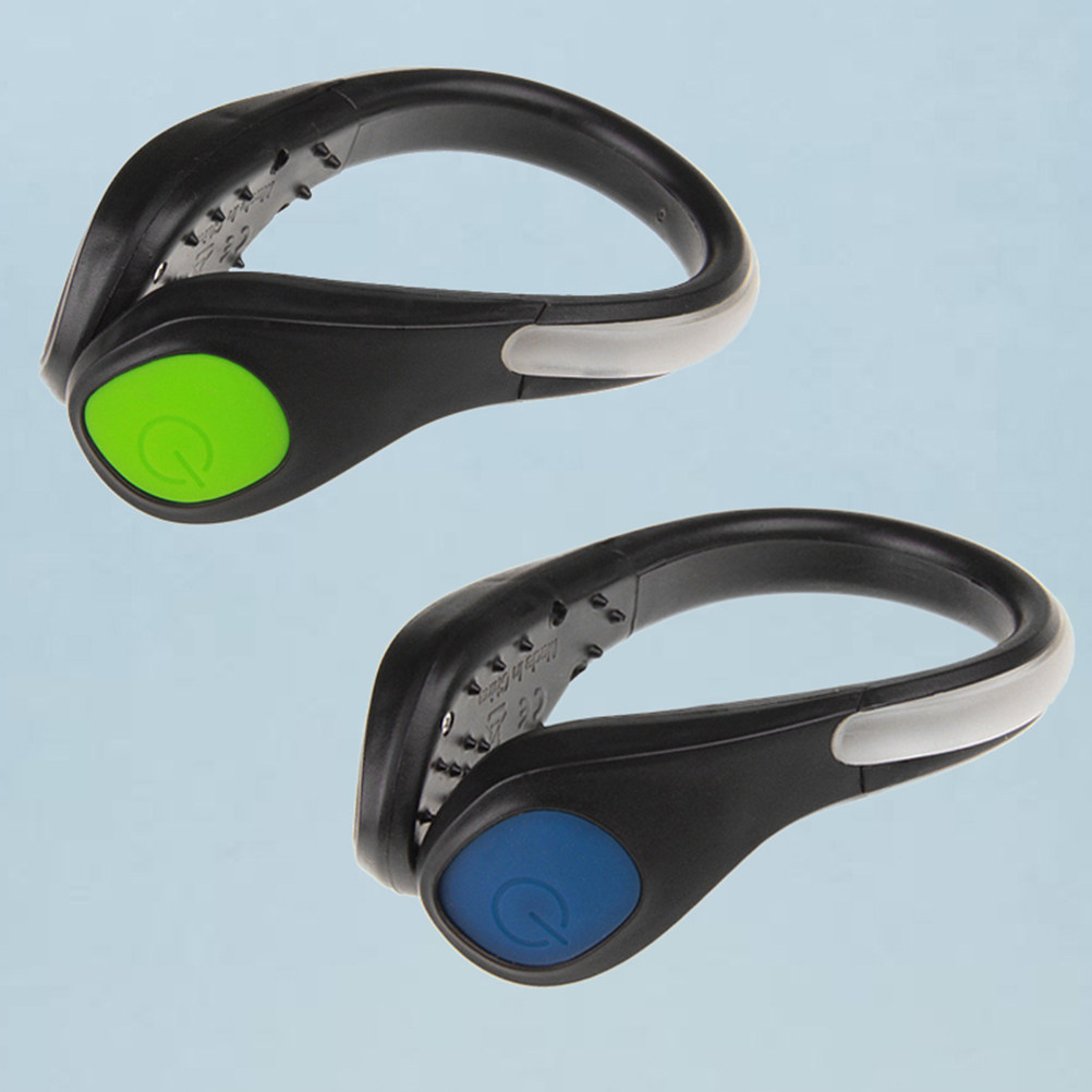Cycling Visibility Gear - 2Pcs LED Flash Shoe Light Clips