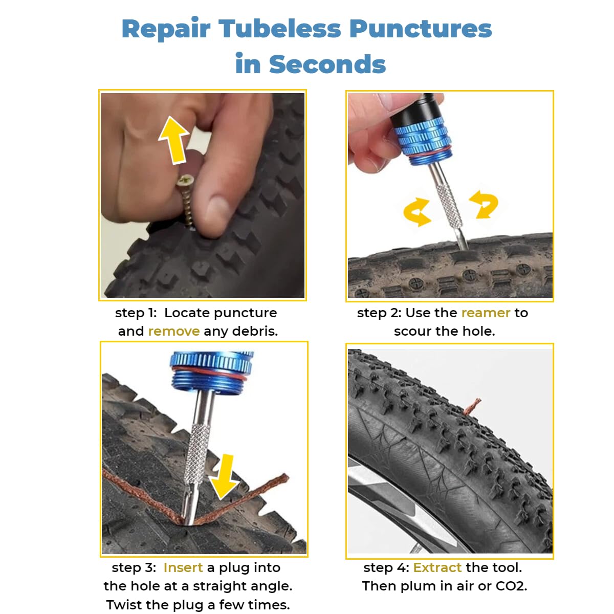 Tubeless Bike Tire Repair Kit  - đánh giá và giá Tubeless Tire Sealant
