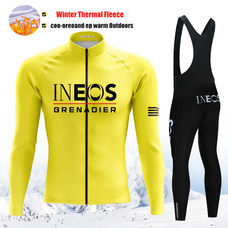 INEOS Team Winter Cycling Jers - đánh giá và giá Yellow Cycling Gear