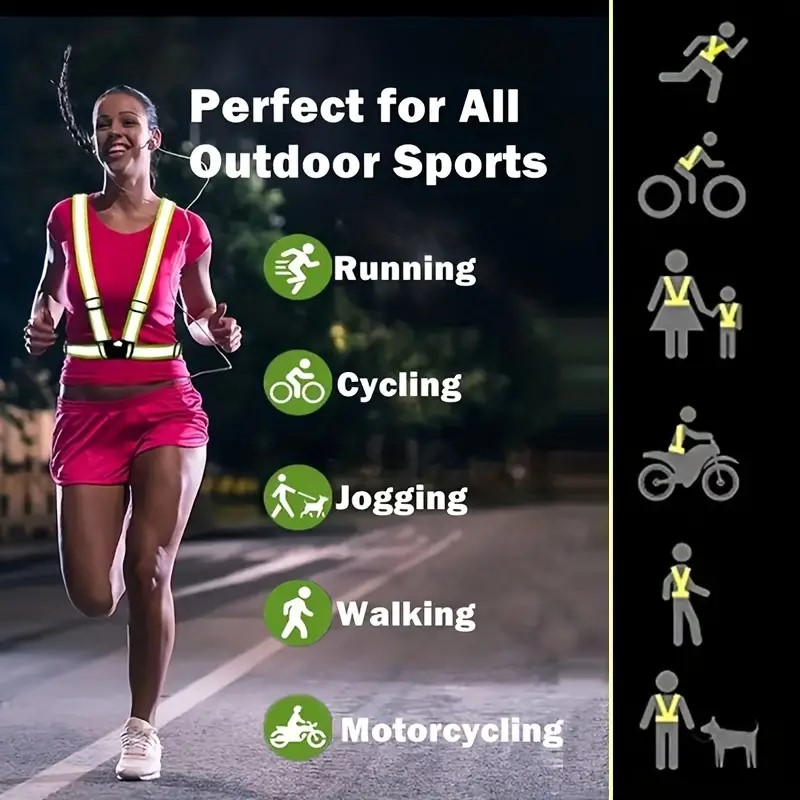 Reflective Vest Running Gear,  - đánh giá và giá Cycling Visibility Gear