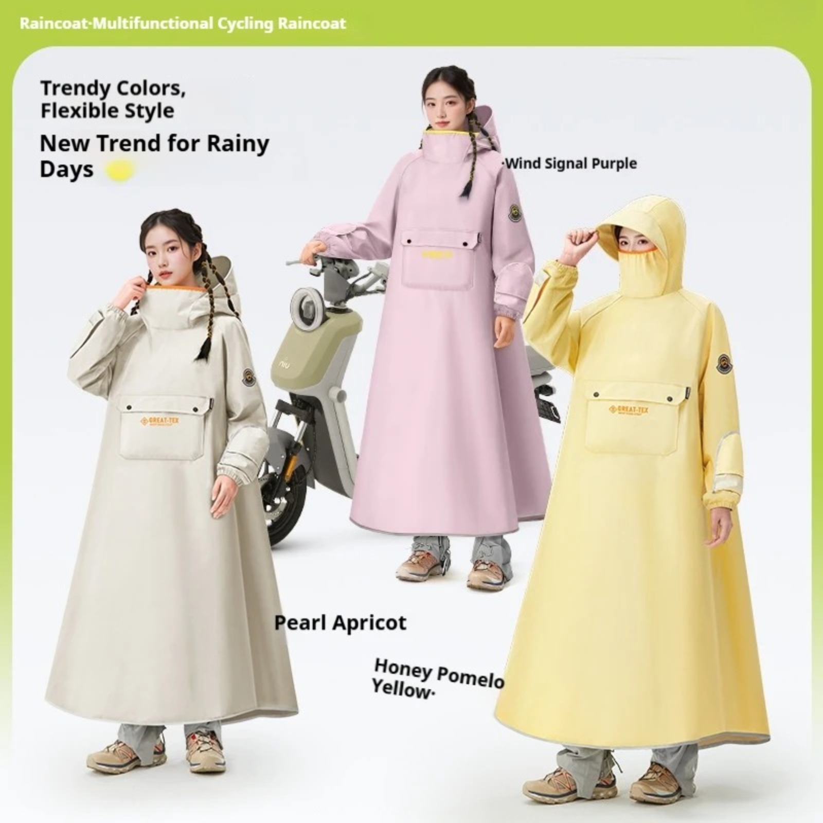 Waterproof Rain Poncho Cycling - đánh giá và giá Cycling Gear Rain