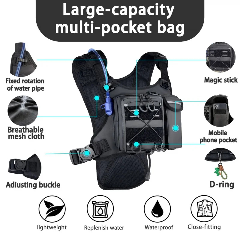 ​High-Quality Tactical Vest Ch - đánh giá và giá Cycling Gear Bag