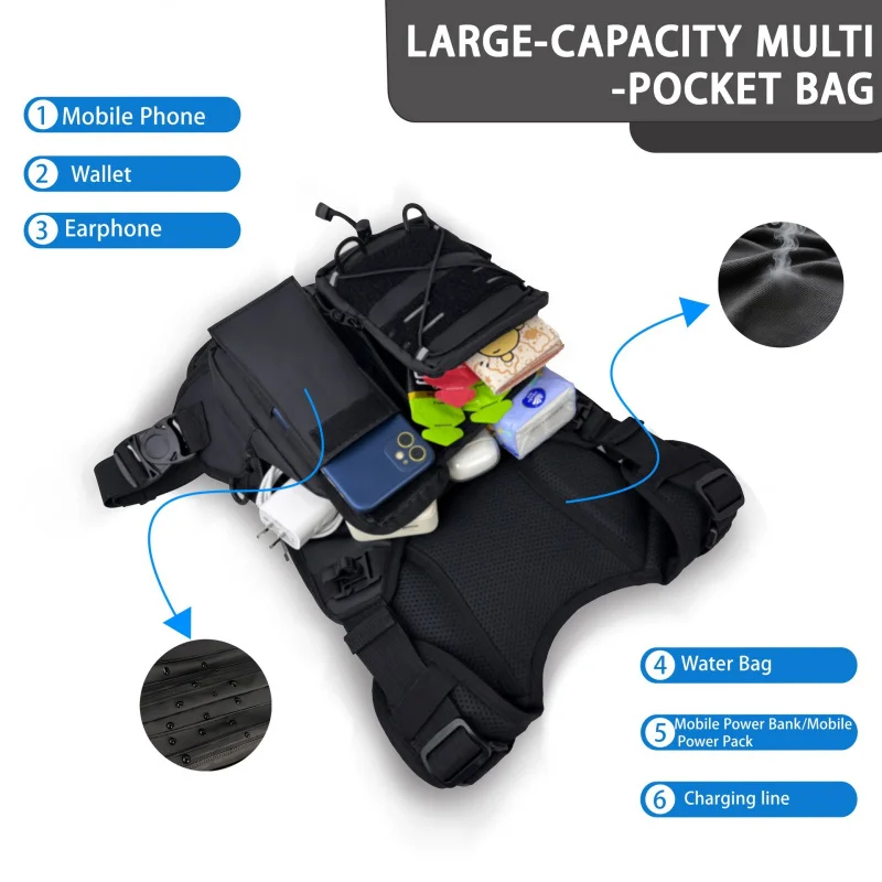 ​High-Quality Tactical Vest Ch - đánh giá và giá Cycling Gear Bag