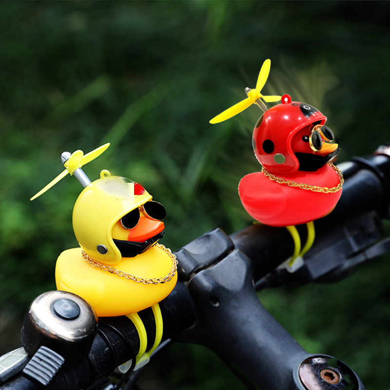 Cute Rubber Duck Bicycle Handl - đánh giá và giá Yellow Cycling Gear