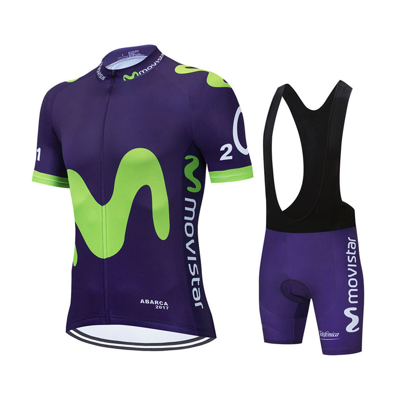 Mùa Hè Mới Movistar Đội Đi Xe  - đánh giá và giá Cycling Gear Jersey
