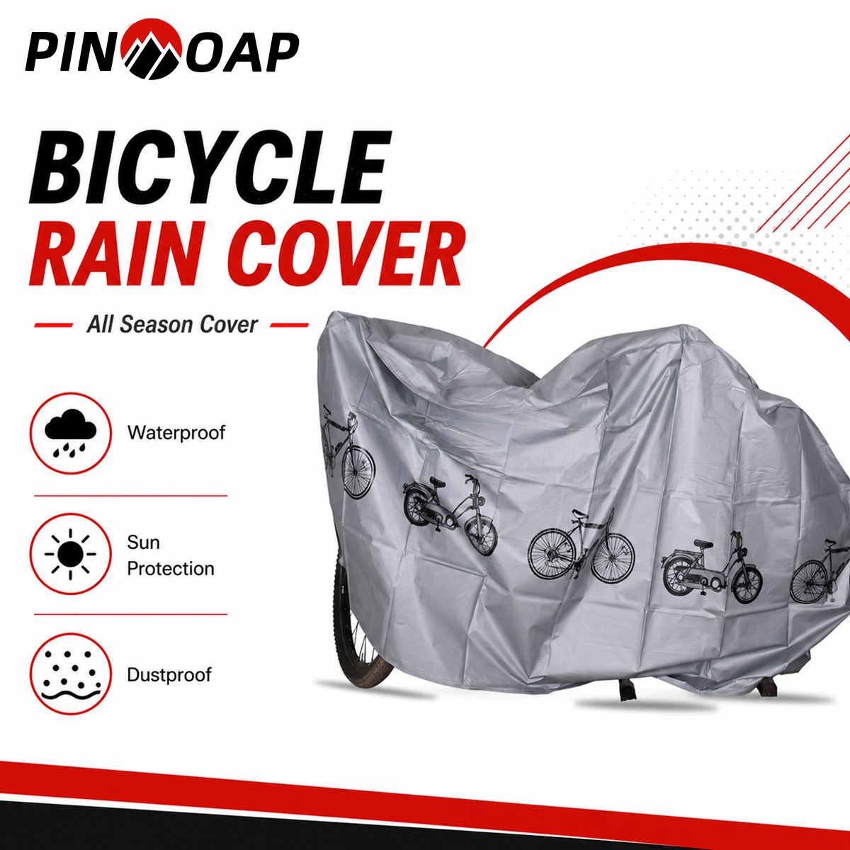 PINMOAP Universal Bicycle Rain - đánh giá và giá Cycling Gear Pouch
