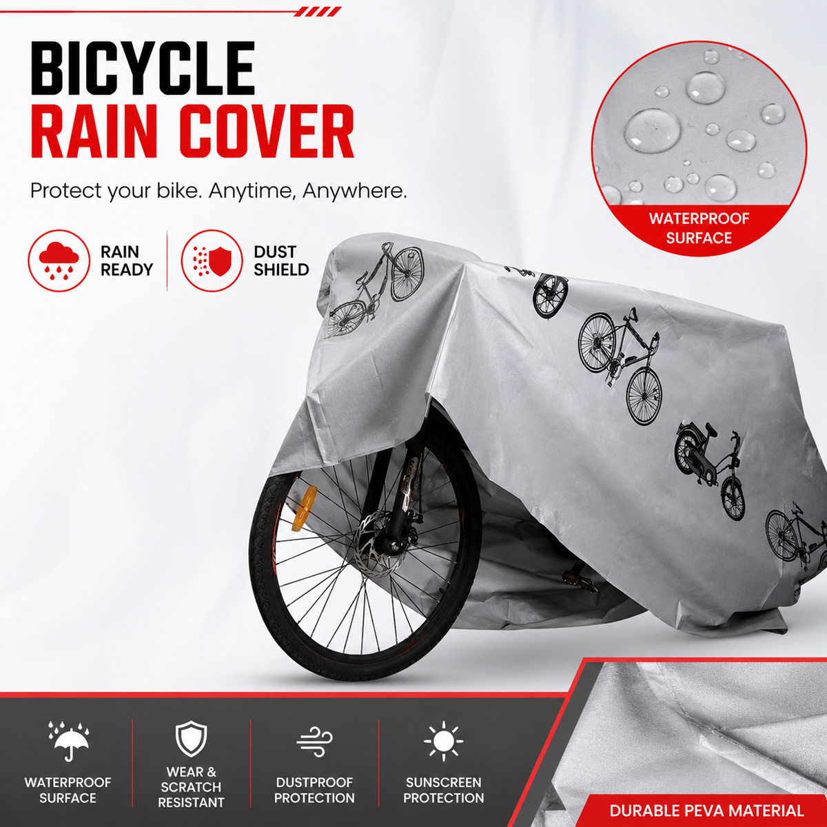 PINMOAP Universal Bicycle Rain - đánh giá và giá Cycling Gear Pouch