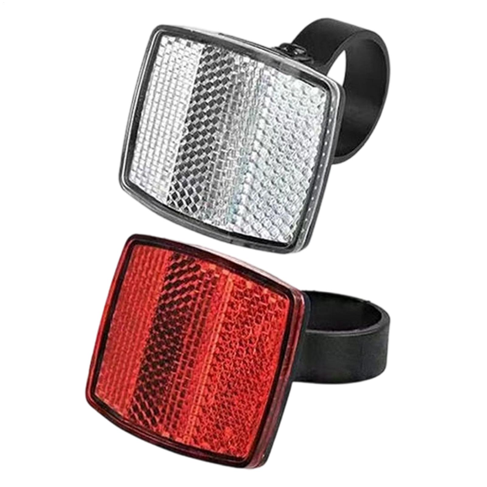 2 Pcs Bike Front Rear Reflecto - đánh giá và giá Cycling Gear For Commuting