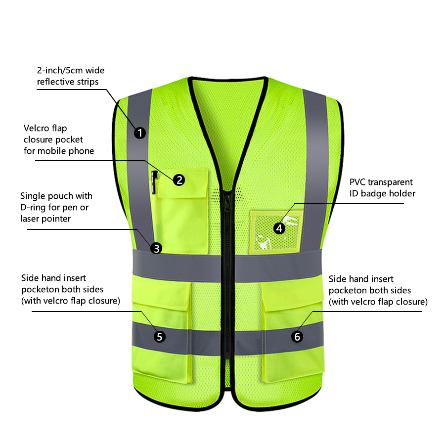 Adjustable Safety Vest Lightwe - đánh giá và giá Cycling Visibility Gear