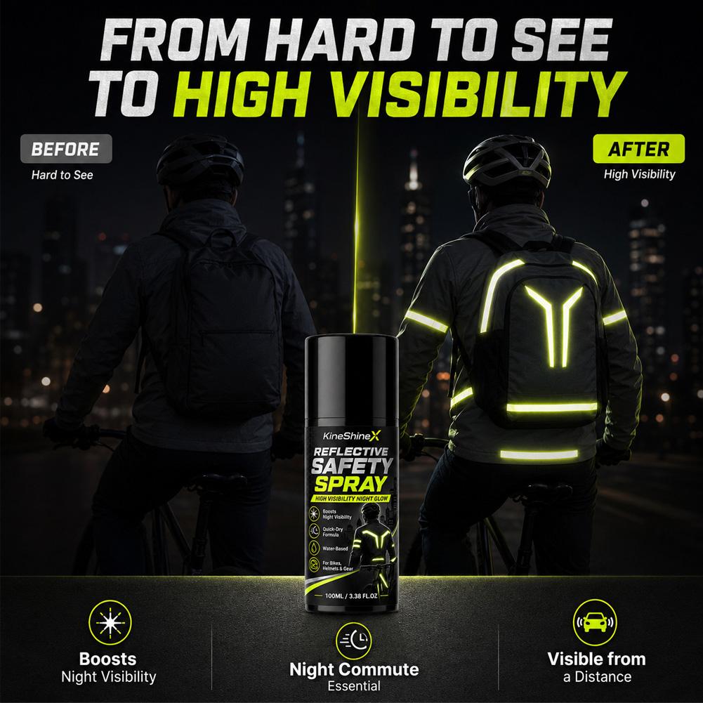 Reflective Safety Spray Night  - đánh giá và giá Cycling Visibility Gear