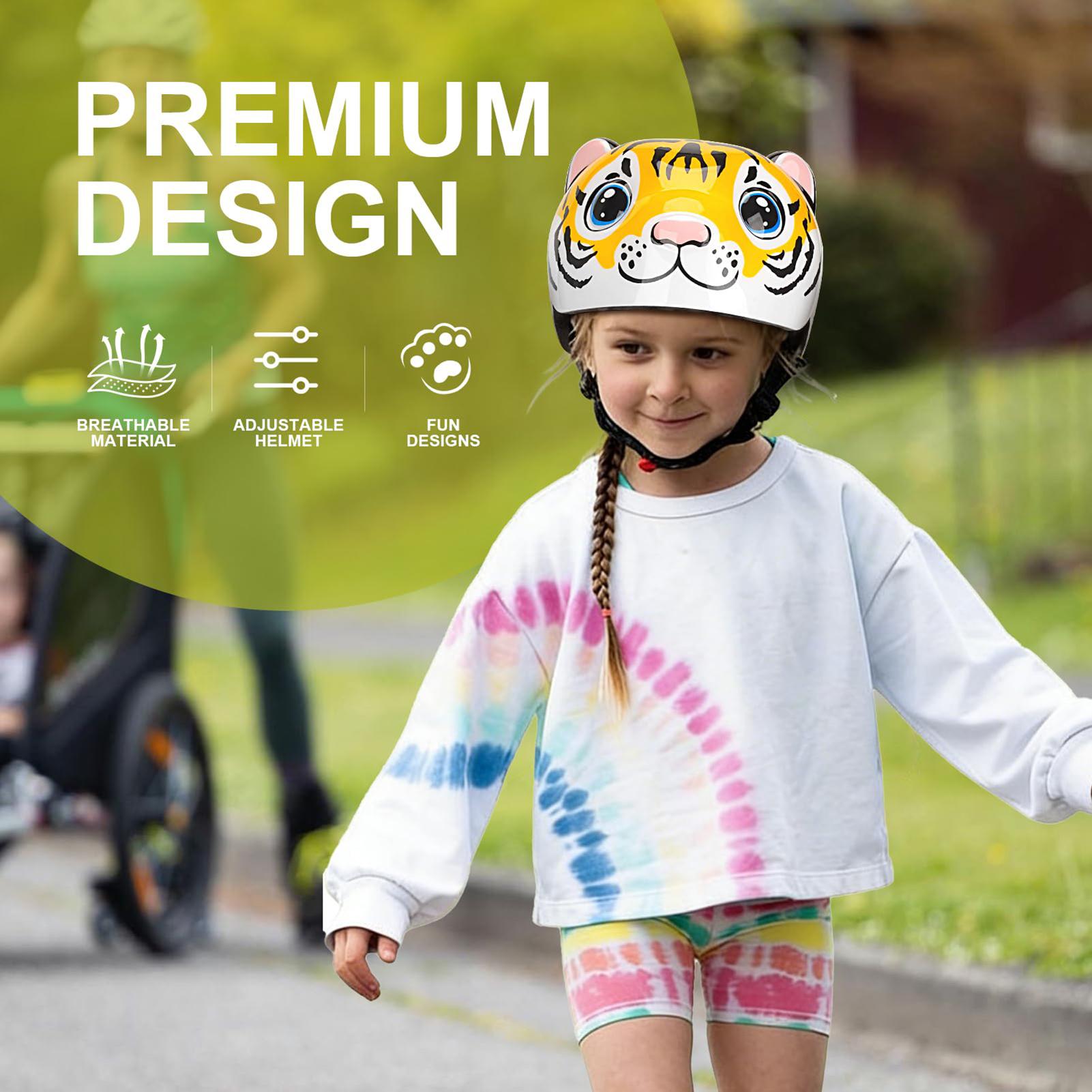 Kids Helmet Tiger Pattern Adju - đánh giá và giá Cycling Gear For Commuting