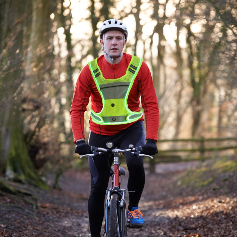 LED Light Up Sportswear Mesh F - đánh giá và giá Cycling Visibility Gear