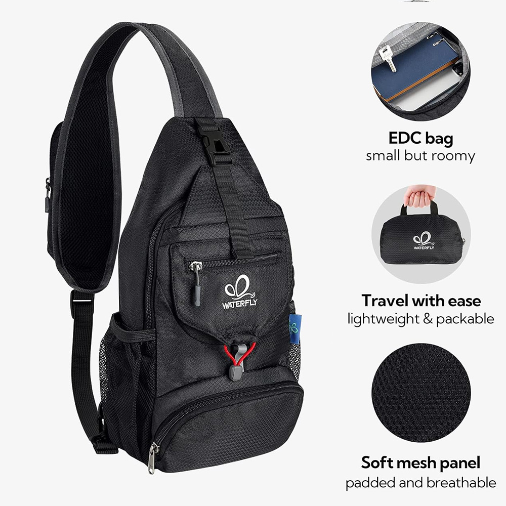WATERFLY Chest Bag Shoulder Sm - đánh giá và giá Cycling Gear Bag