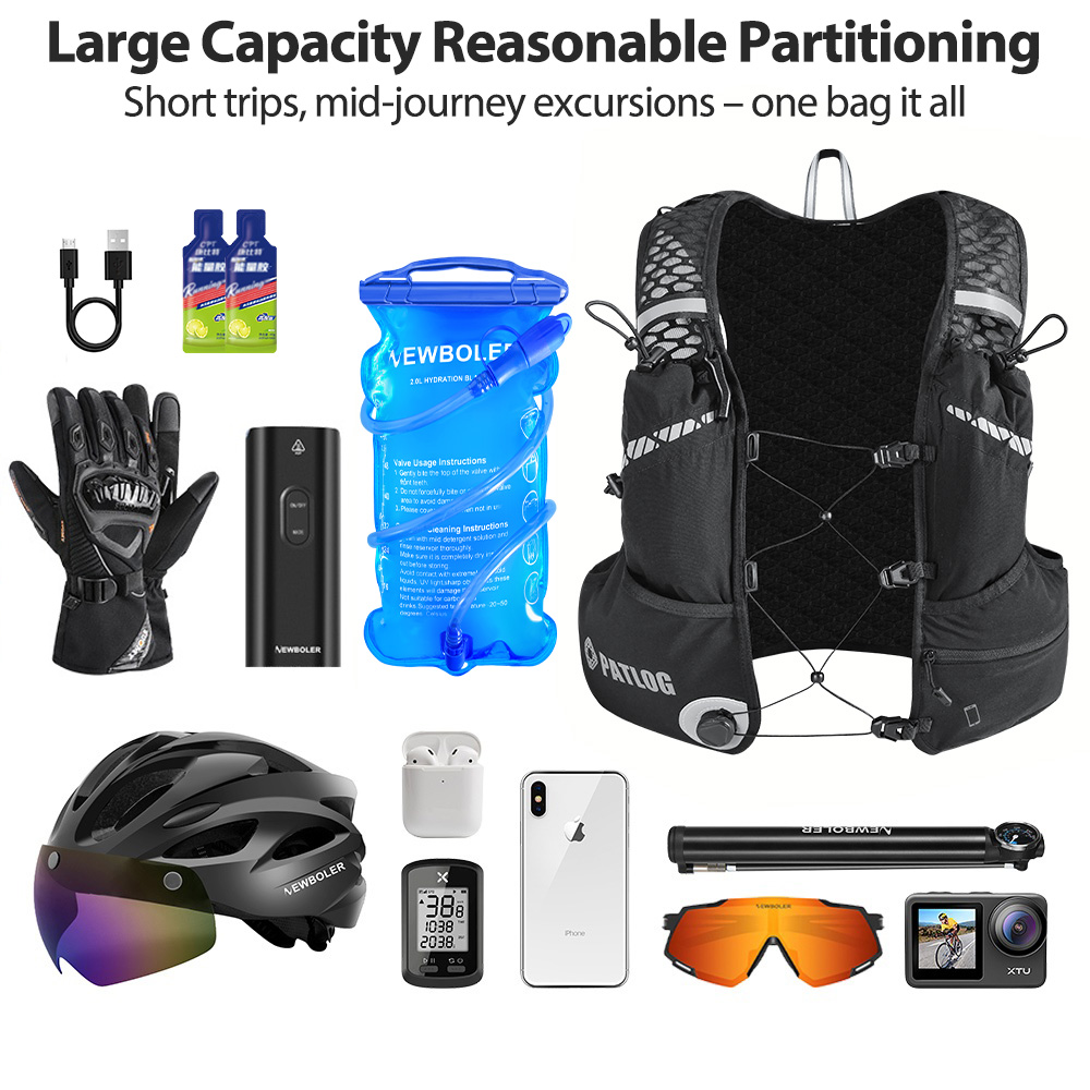 8L Breathable Hydration Vest P - đánh giá và giá Cycling Gear Pouch